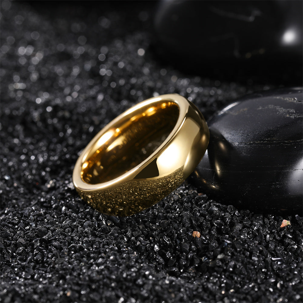 gold mens wedding ring, background